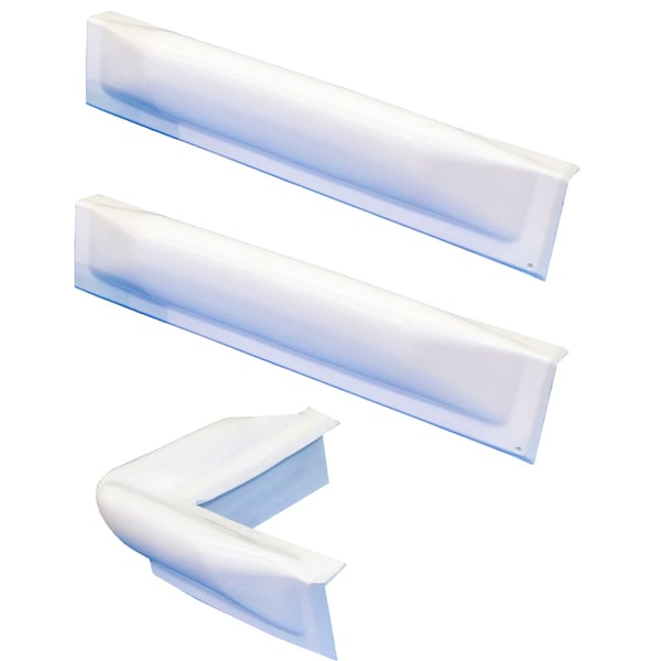 Dock Edge 3 Piece Dock Bumper Kit - 1 Corner Piece, 2 18" Straight Pie 73-100-F - main